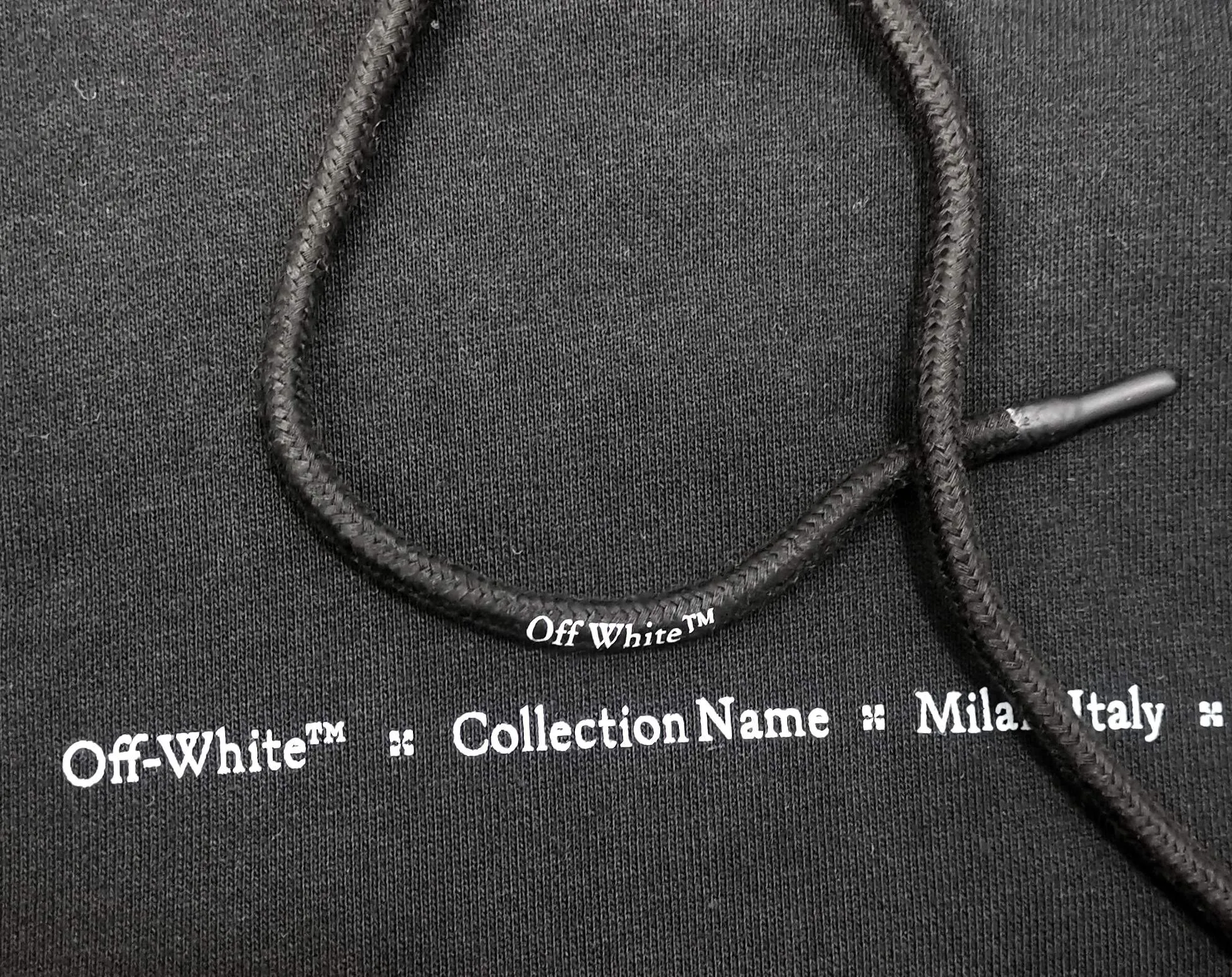 Top tested version 2022OFF OW WHITE new blue chalk marker depicting arrows loose trendy brand men's and women's casual autumn and winter hoodies and sweatshirts. Take a look at the enlarged details of this model. The printing is like a chalk drawing, and the image is realistic. The printing uses Kornit digital direct inkjet printing, which adds particle direct inkjet printing. So it looks like chalk. But don’t worry about the anchorage of the printing, it will never fall off. Backwash and sun-resistant, machine washable without stress. Absoluteness distinguishes the offset printing on the market, which is perfunctory and cannot restore the texture of pink and ink at all! The side hems are initially folded, please pay attention! The fabric is made of 480 combed pure cotton terry, which has a full drape. Customized collar label, washed, hang tag. Color: Black Size: XS-L P:390